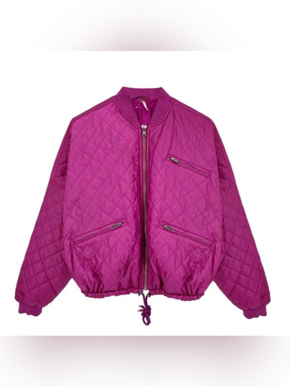 Free people easy quilted bomber jacket sz S
